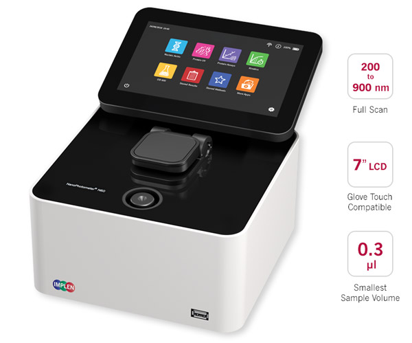 implen, nanophotometer, uv vis spectrophotometer, nanodrop alternative, nano drop, Best-in-class-microvolume-spectroscopy