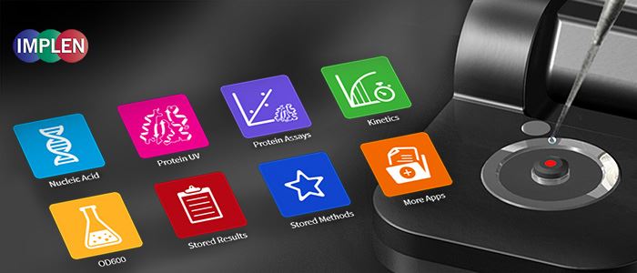 implen nanophotometer UV/Vis spectrophotometer scientific research application pharmacokinetics and pharmacodynamics