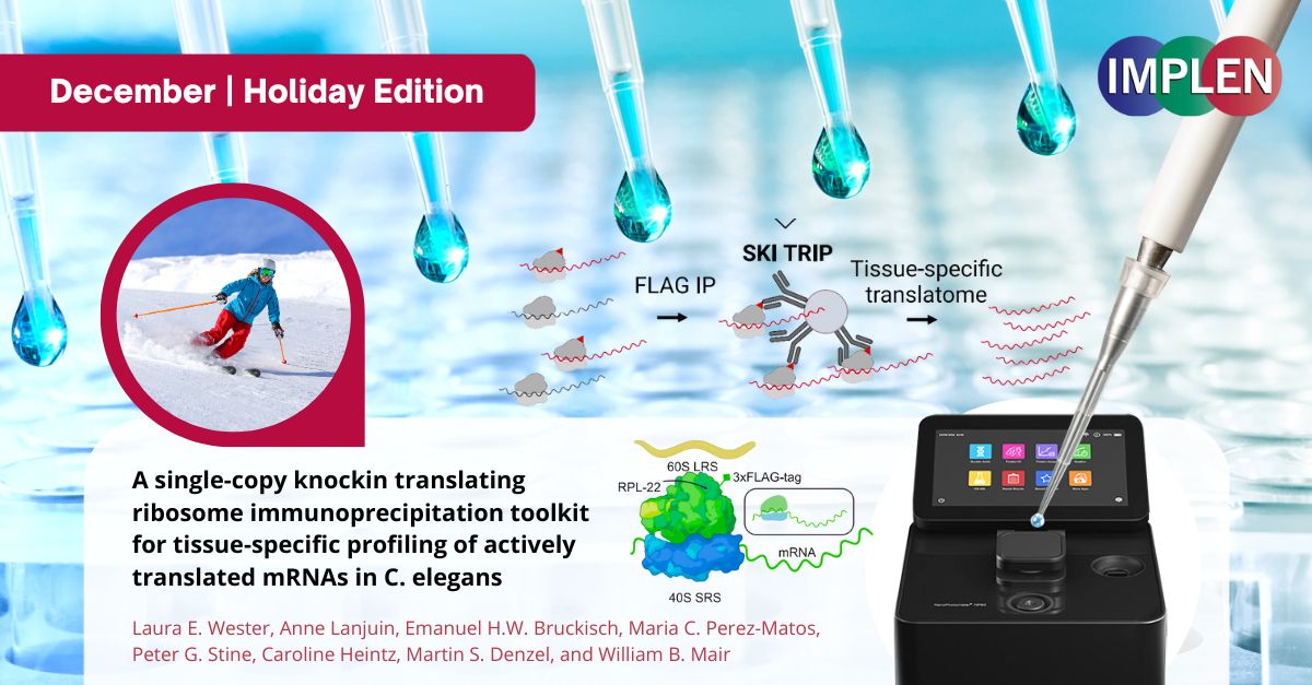 implen NanoPhotometer® journal club